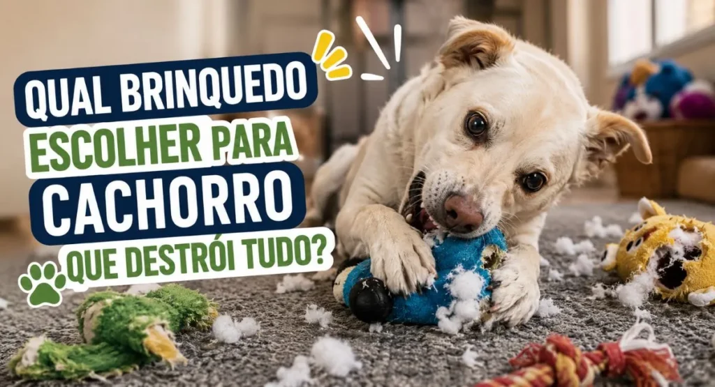 Brinquedo para cachorro que destrói tudo