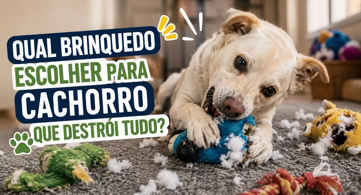 Brinquedo para cachorro que destrói tudo