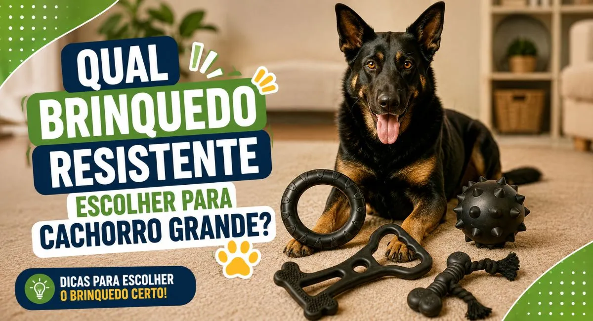 Brinquedo resistente para cachorro grande