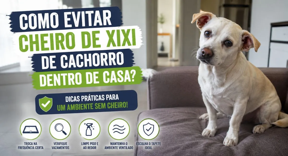 Como evitar cheiro de xixi de cachorro dentro de casa