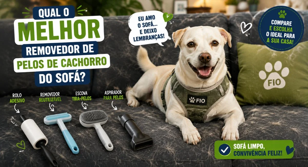 Melhor removedor de pelos de cachorro do sofá