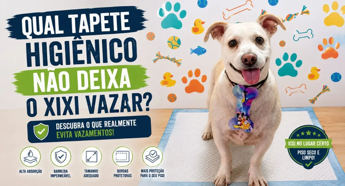 Tapete higiênico que não vaza xixi