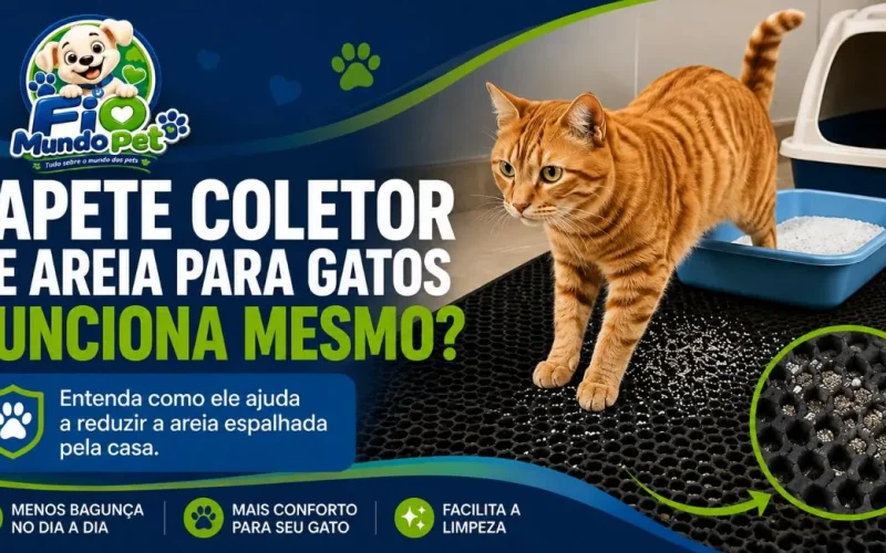 Tapete coletor de areia para gatos funciona mesmo
