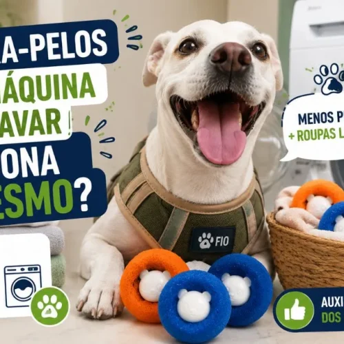 Bola tira-pelos para máquina de lavar