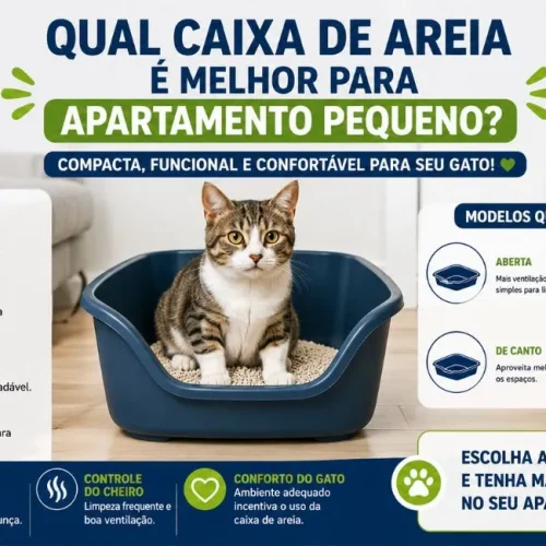 Caixa de areia para apartamento pequeno