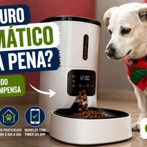 Comedouro automático para cachorro vale a pena