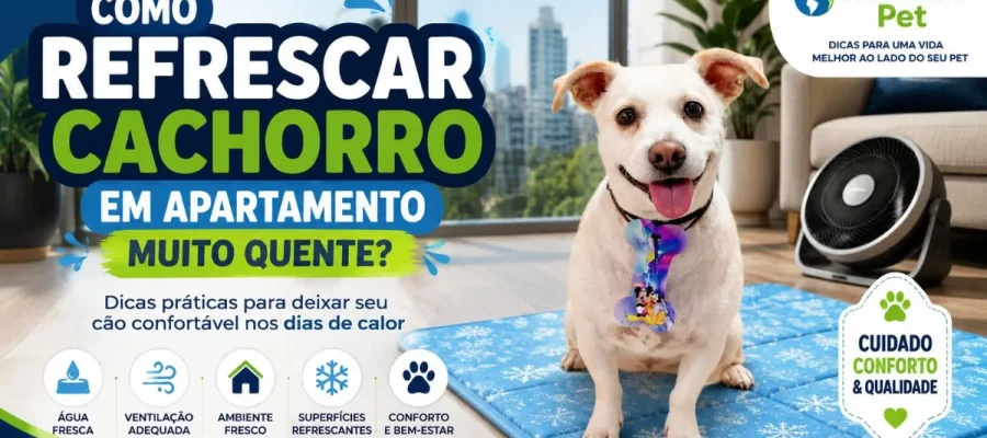 Como refrescar cachorro em apartamento muito quente?