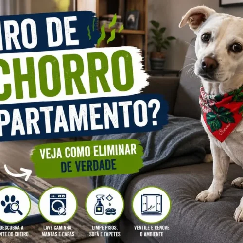 Como tirar cheiro de cachorro do apartamento