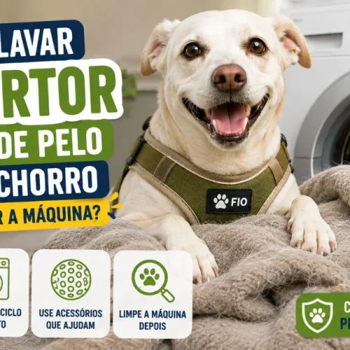 Como lavar cobertor cheio de pelo de cachorro