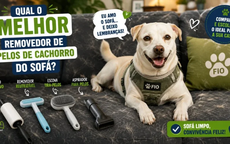 Melhor removedor de pelos de cachorro do sofá