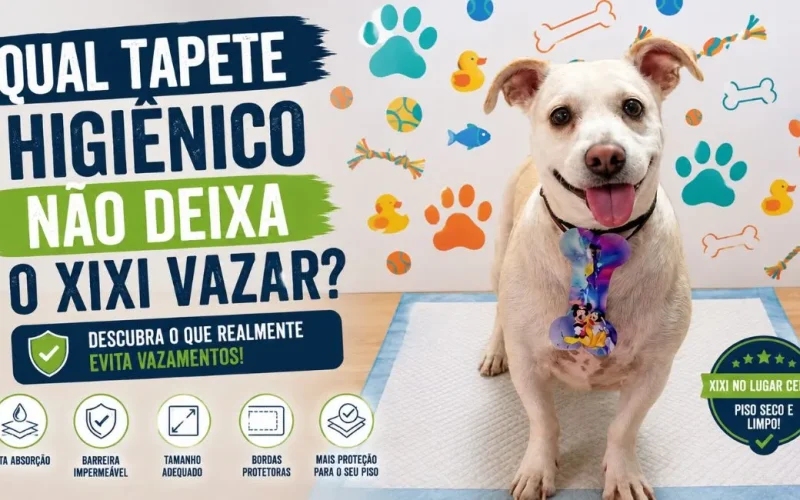 Tapete higiênico que não vaza xixi